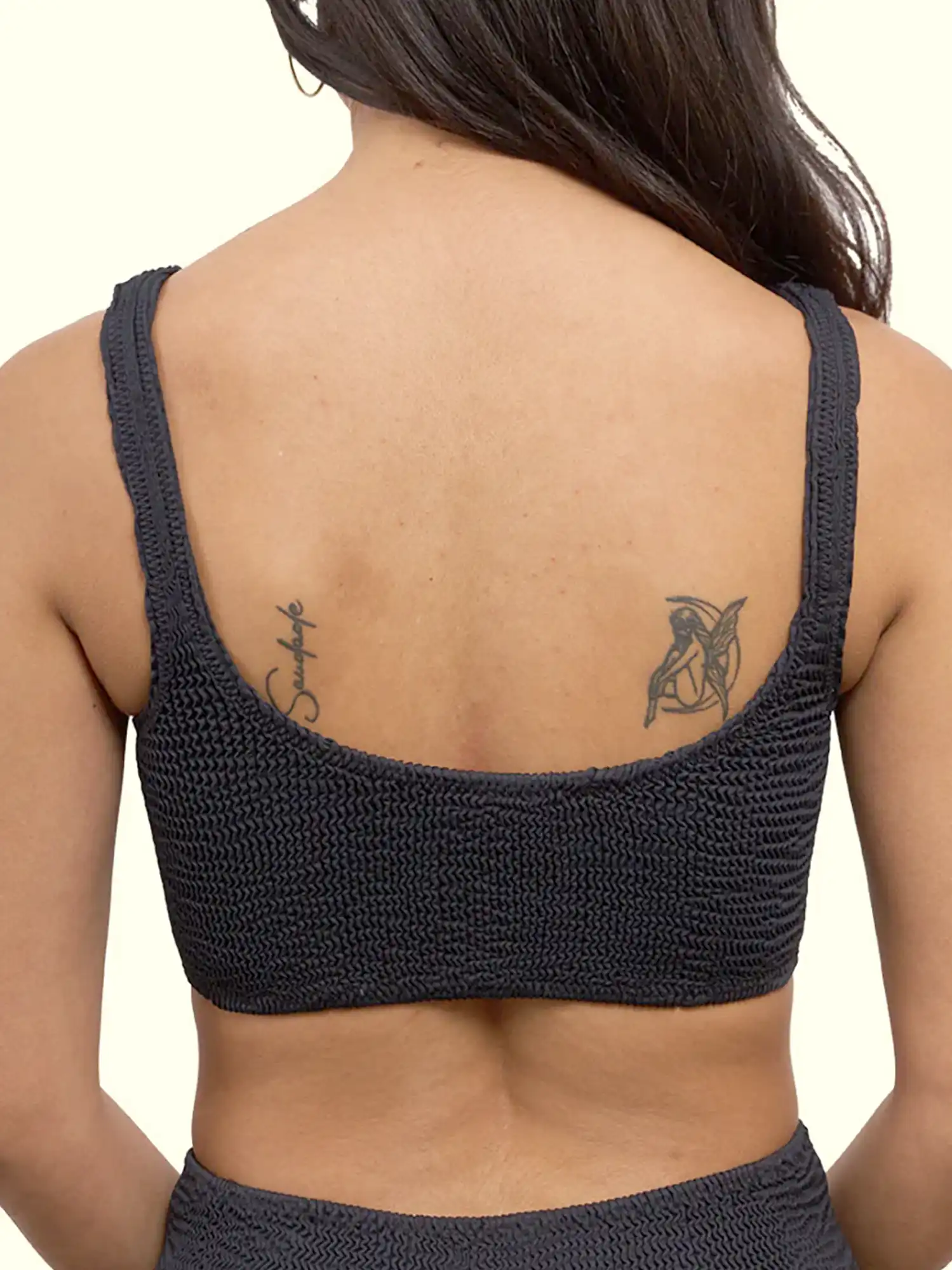 Bikini negro lazada de Calamoon (parte de arriba) 02