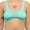 Bikini verde menta con lazada de Calamoon (parte de arriba) 01