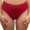 Braga alta bikini roja granate Calamoon (parte de abajo) 01