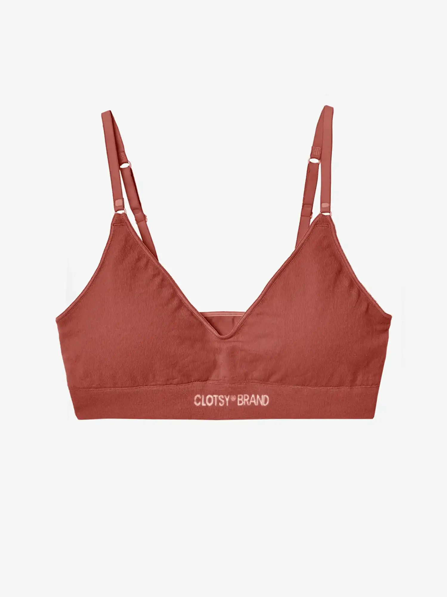 Bralette algodon organico teja de Clotsy Brand 02