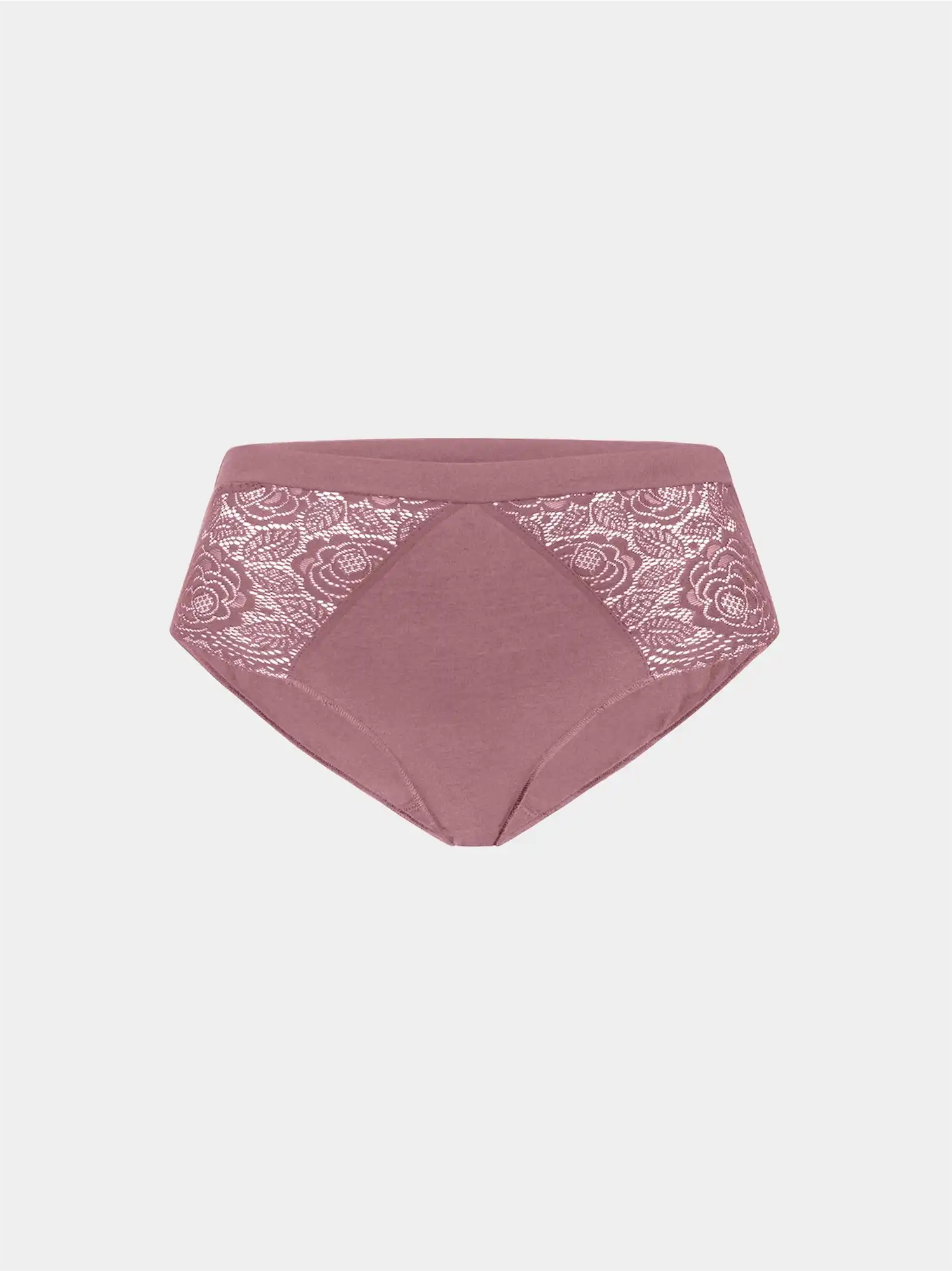 Bragas encaje y algodón orgánico malva Annemarie de Erlich Textil 02