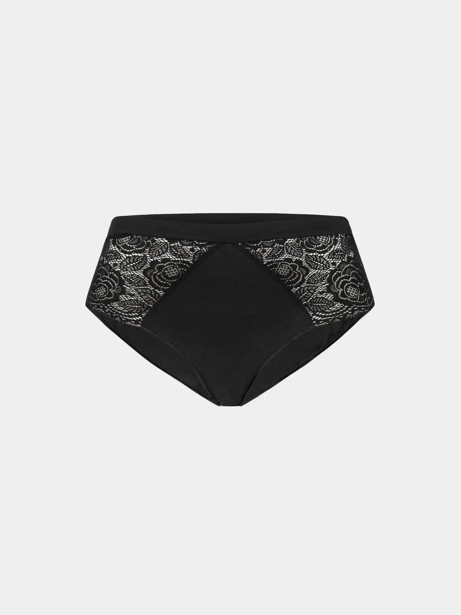 Bragas encaje y algodón orgánico negras Annemarie de Erlich Textil 02