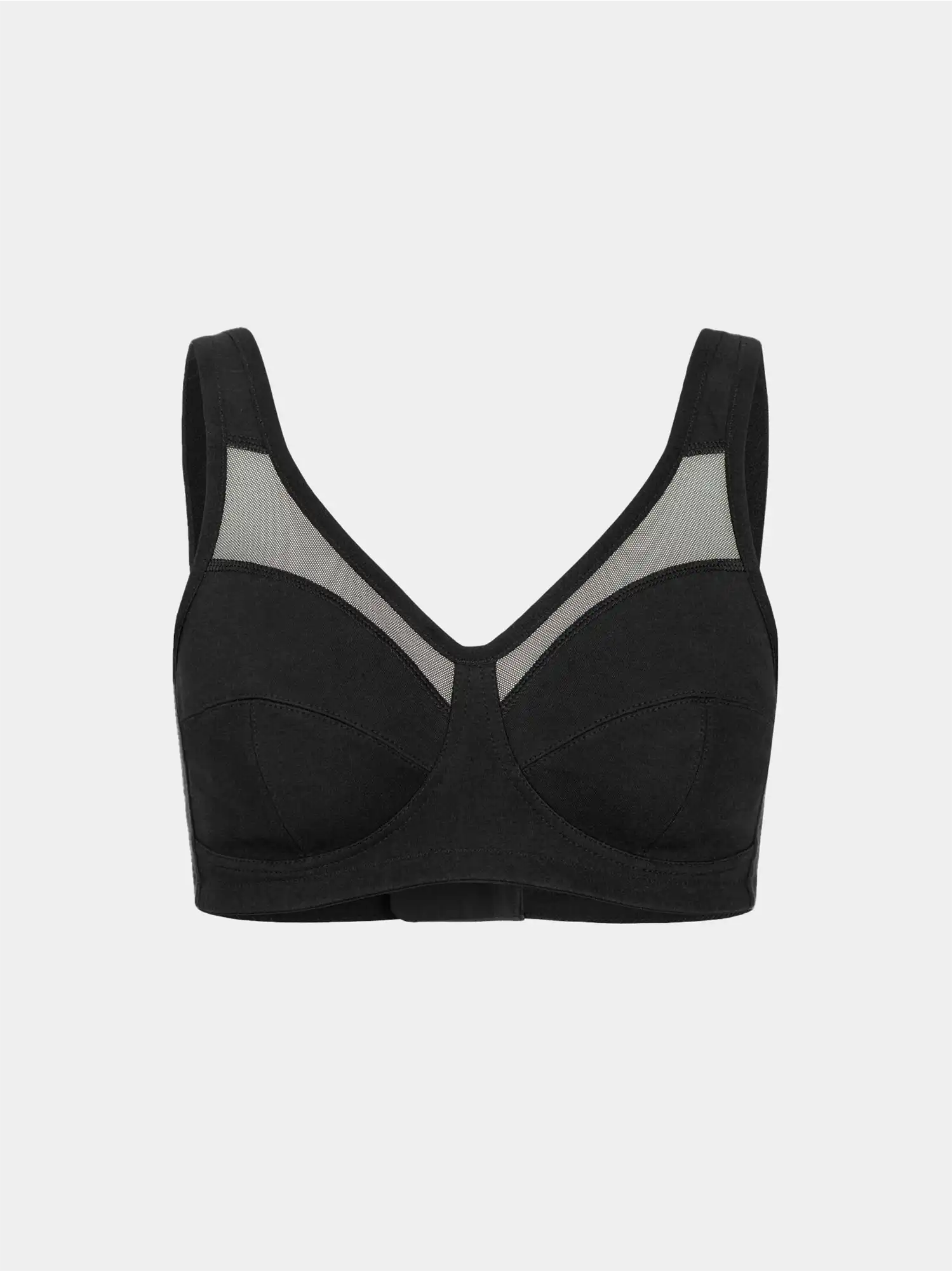 Sujetador negro algodon organico y tul Anni Erlich Textil 07