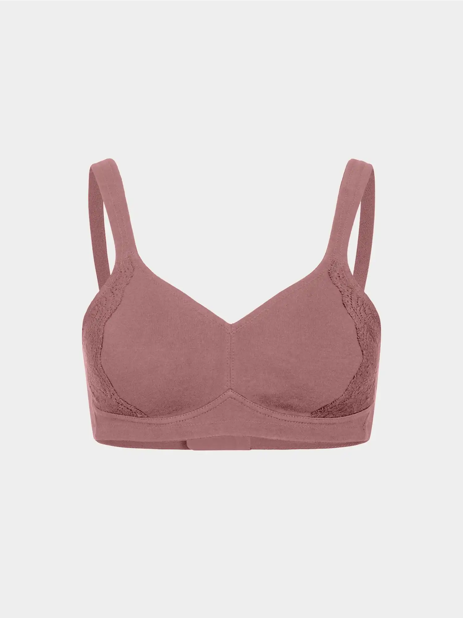 Sujetador sin aros algodon organico malva Henriette Erlich Textil 02