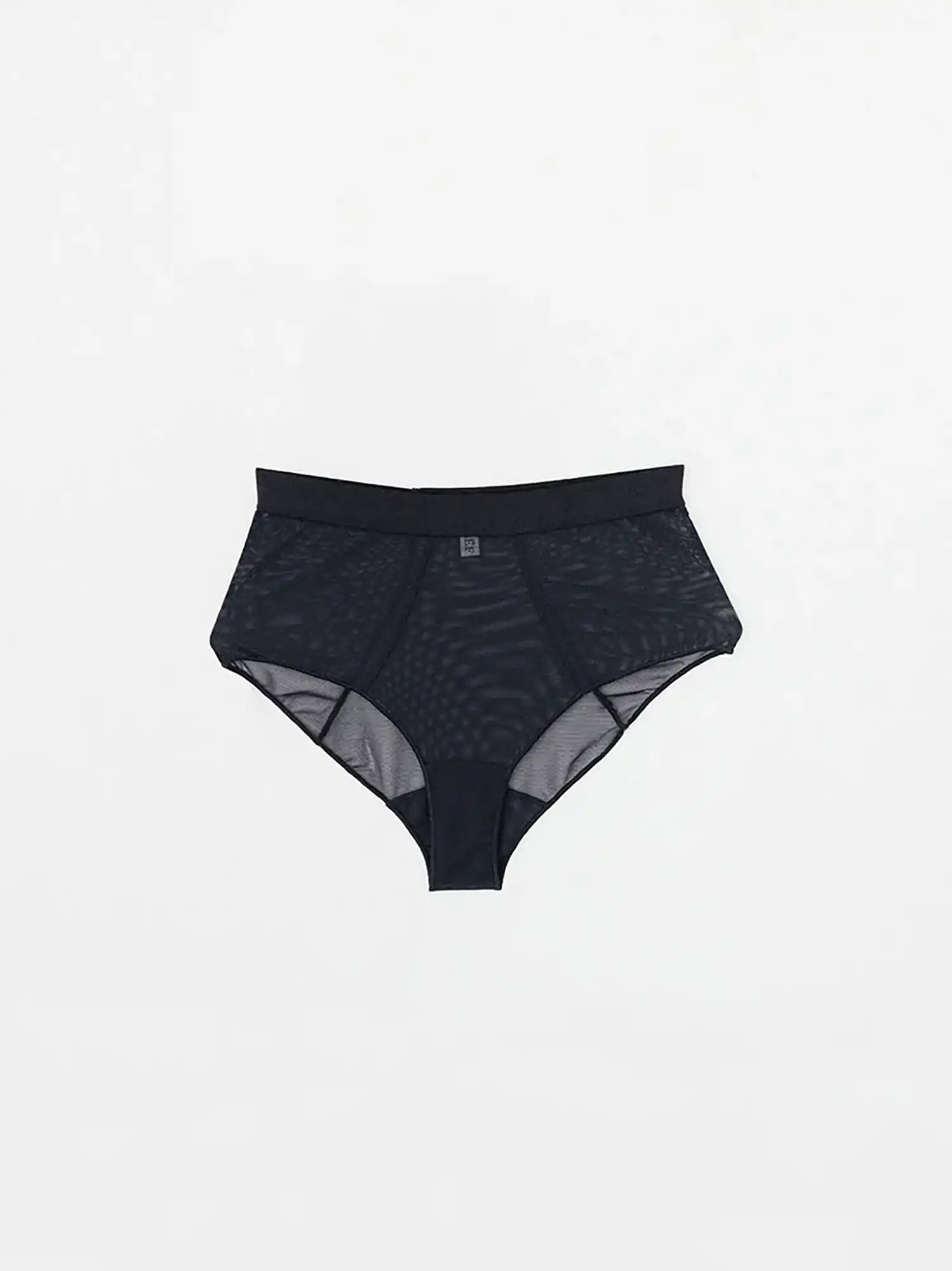 Braga alta transparente negra Eva de Lef Lingerie Ecometas 02