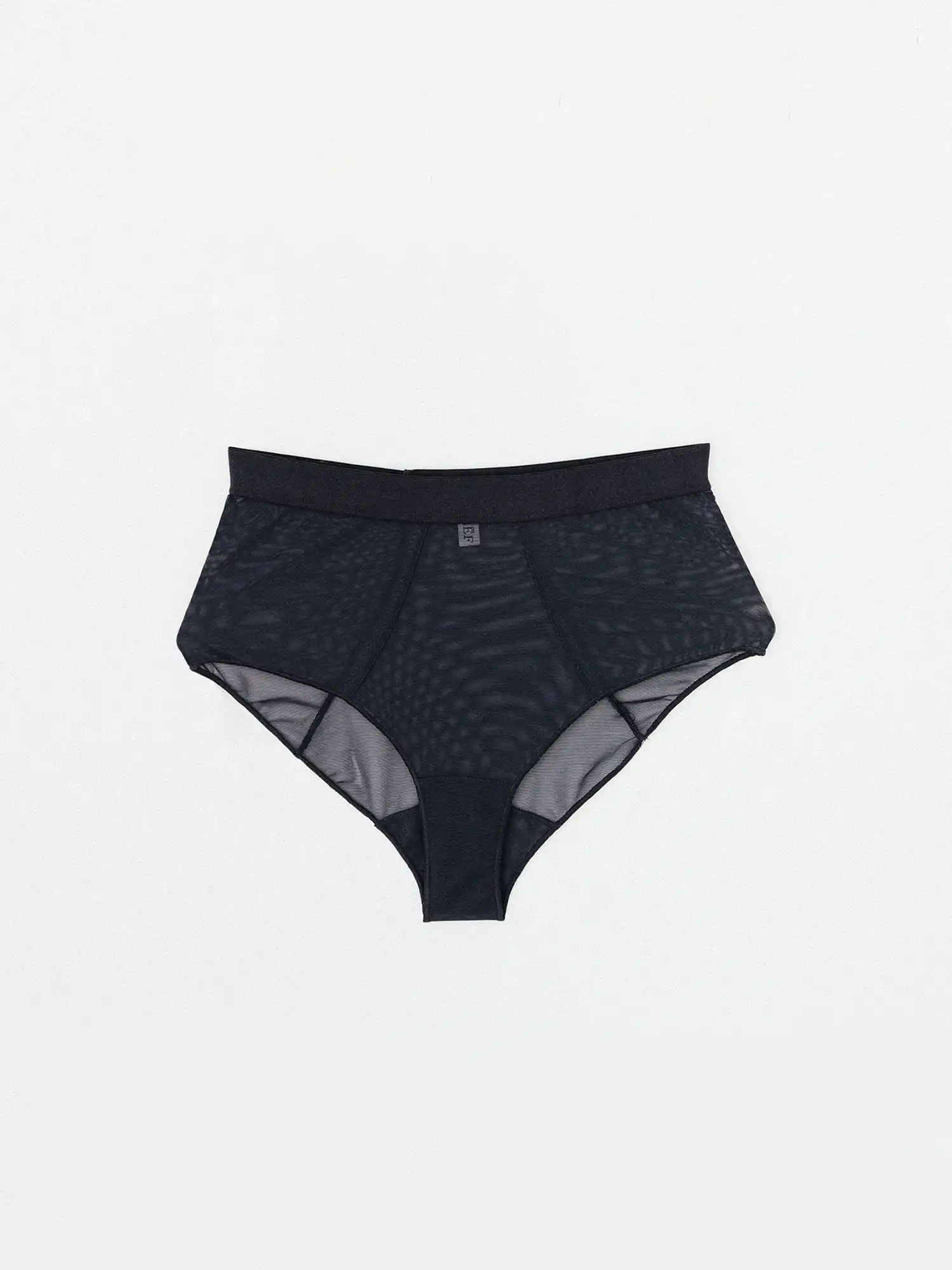 Braga alta transparente negra Eva de Lef Lingerie Ecometas 05