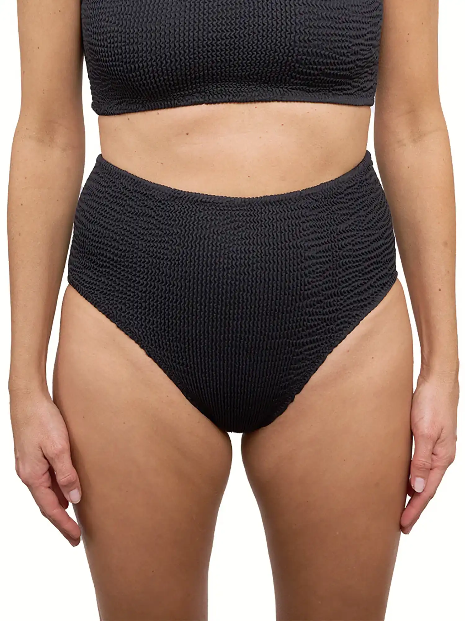 Bikini braga super alta negra de Calamoon 01
