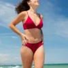 Bikini rojo braga clasica Copacabana de Clotsy Brand Ecometas 01