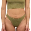 Braga bikini brasileña verde olive de Calamoon Ecometas 01