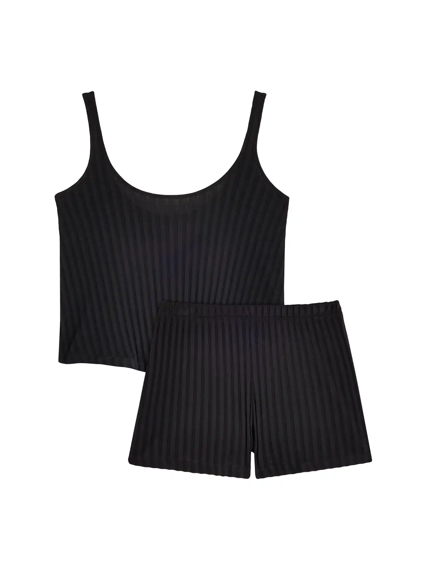 Pijama corto algodon organico negro we are jolies Ecometas 02