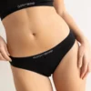 Tanga algodon organico sin costuras negro Clotsy Brand Ecometas 02