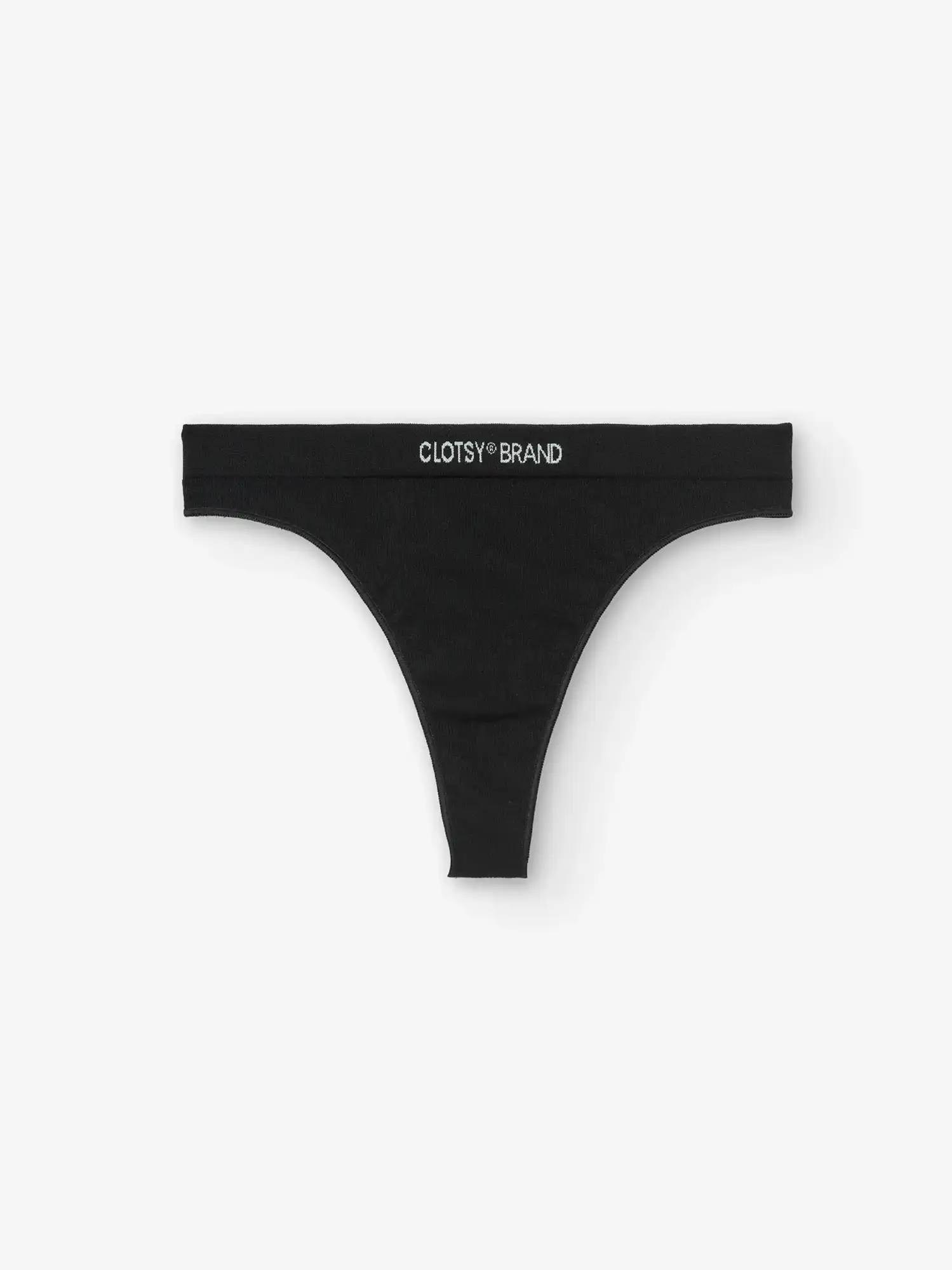 Tanga algodon organico sin costuras negro Clotsy Brand Ecometas 03