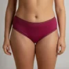 Braga menstrual de algodón orgánico granate, de Anaé (Flujo moderado) 01