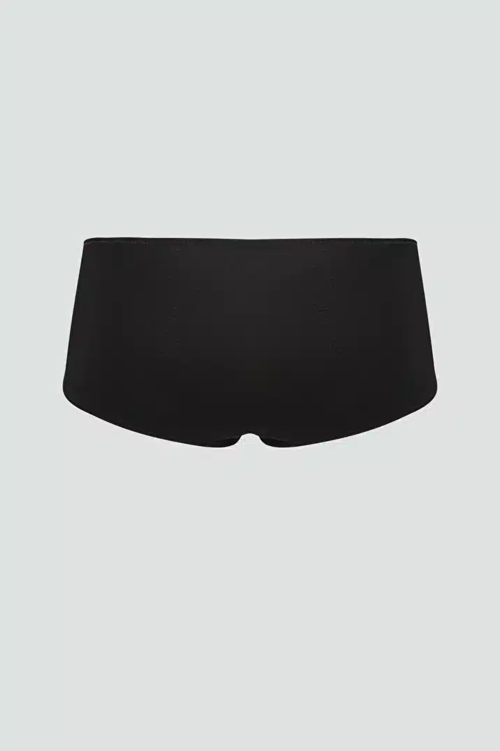 Bragas culotte de algodón orgánico negro, de Comazo 01