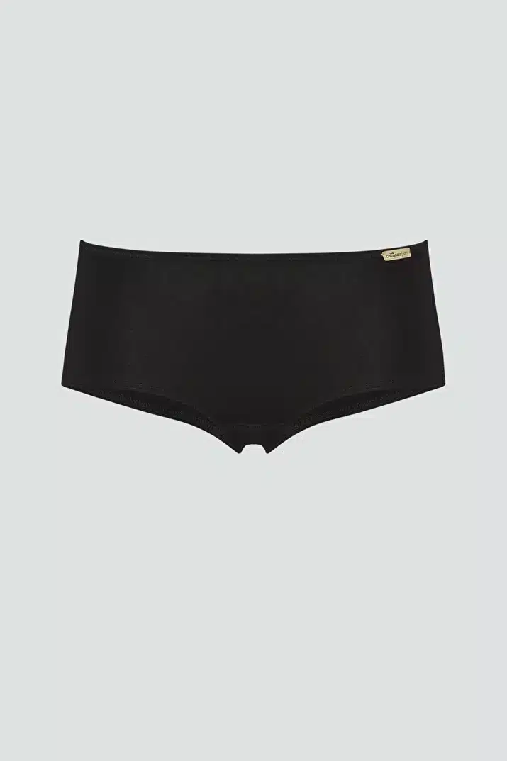 Bragas culotte de algodón orgánico negro, de Comazo 02