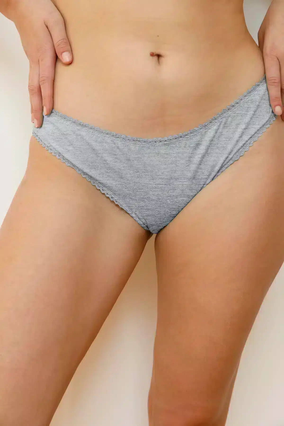 Bragas de algodón orgánico gris jaspeado, de We Are Jolies 04