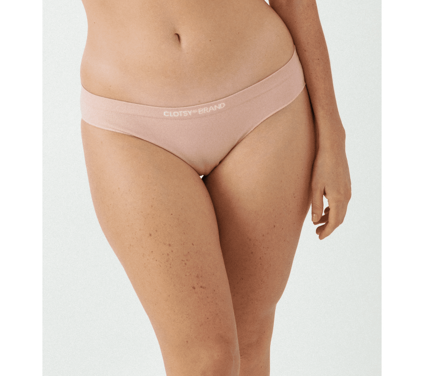 Bragas de algodón orgánico sin costuras rosa, de Clotsy Brand 07