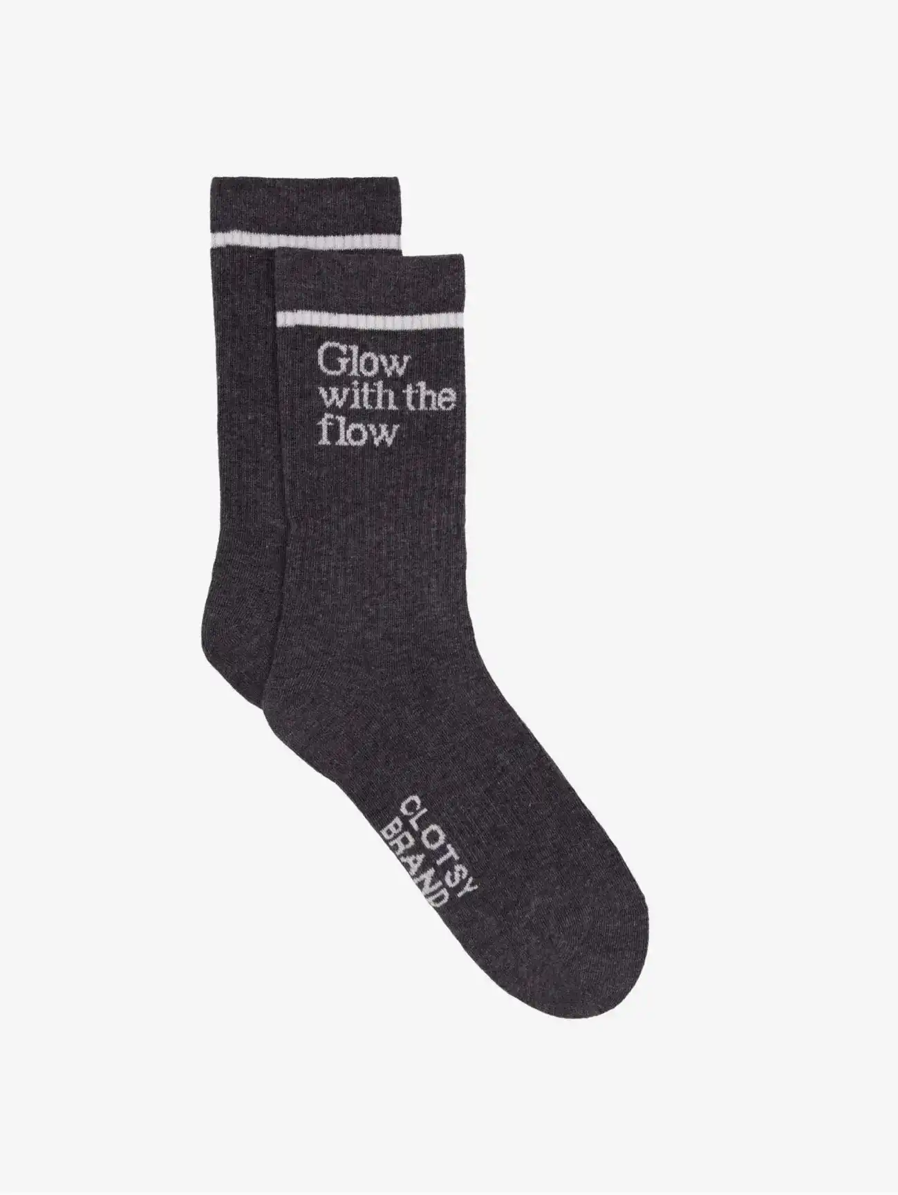Calcetines barefoot grises de algodón orgánico, de Clotsy Brand 01