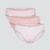 Pack tres bragas niña estampadas en tonos rosa, de Comazo 01