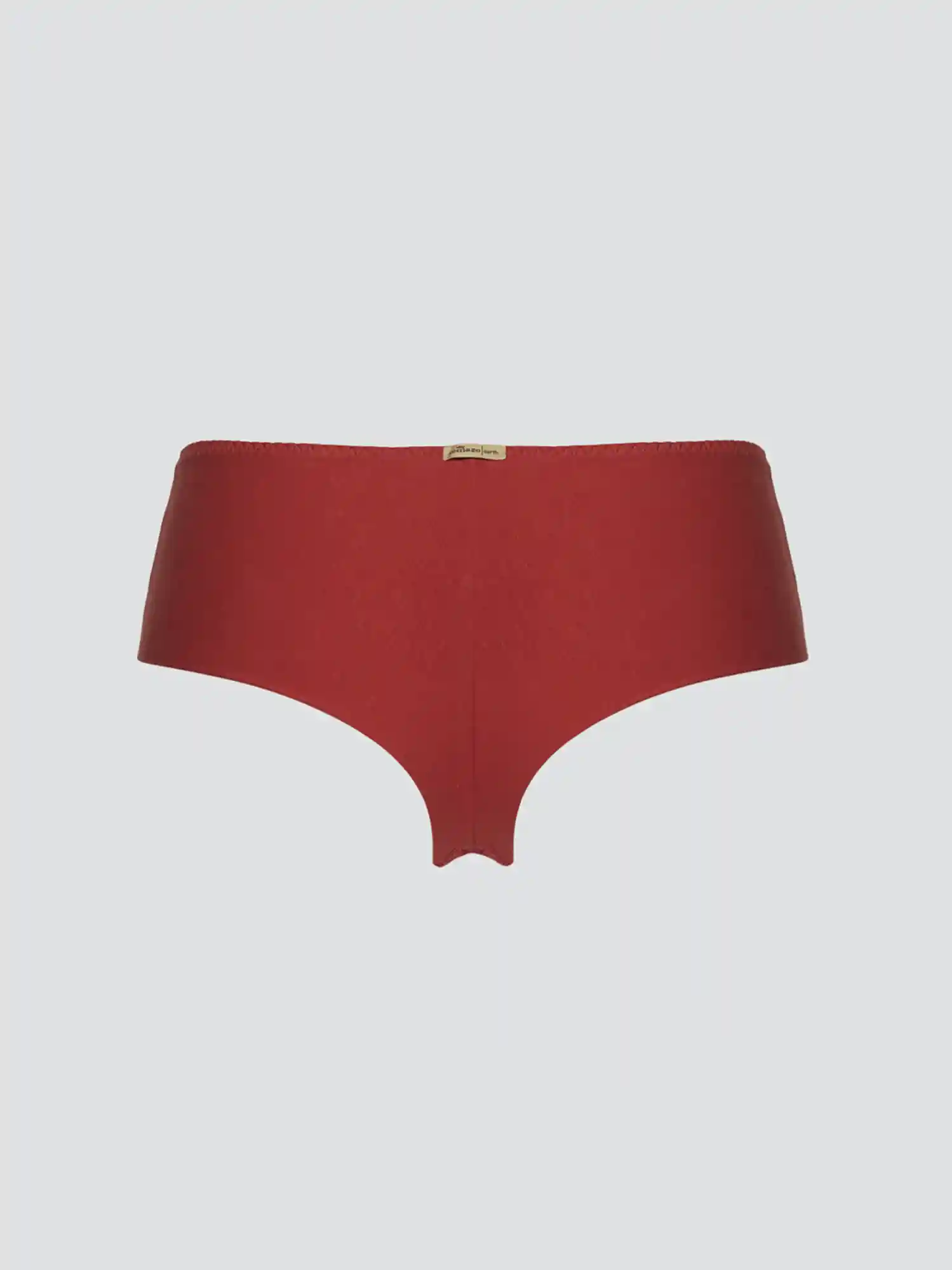 Braga brasileña de algodón y encaje rojo coral, de Comazo 06