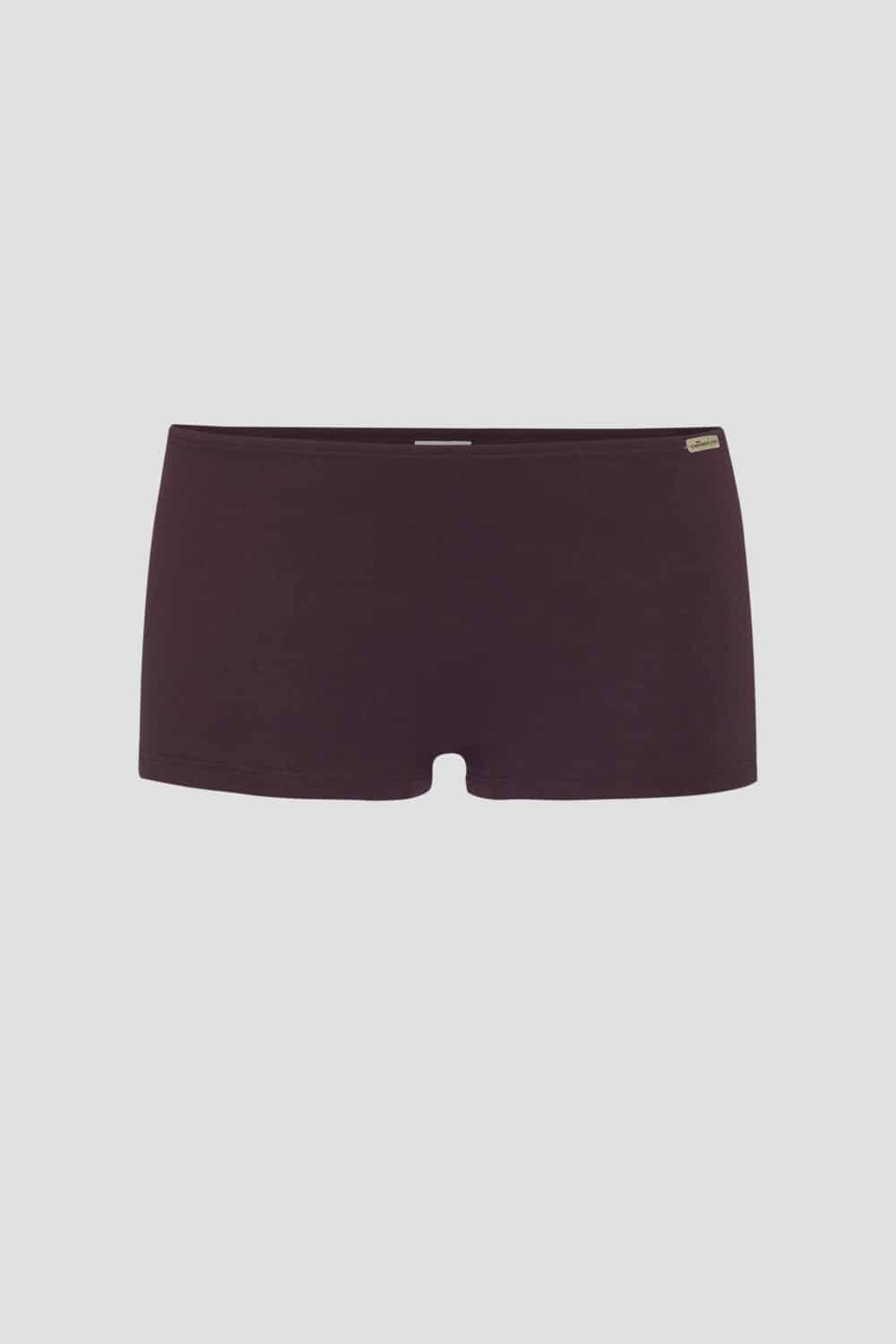 Culotte algodón orgánico 100% burdeos tipo short, de Comazo Earth 01