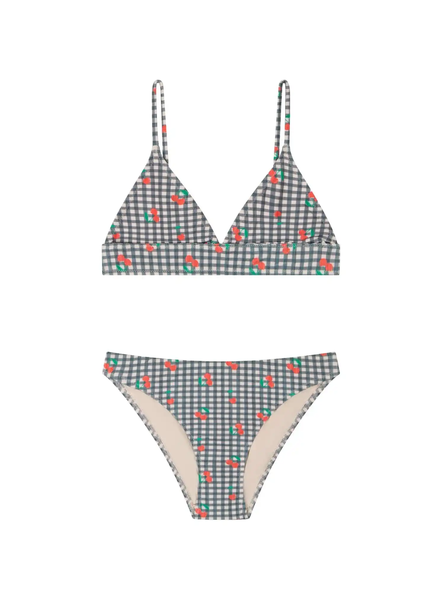 Bikini vichy cerezas negro de We Are Jolies 02