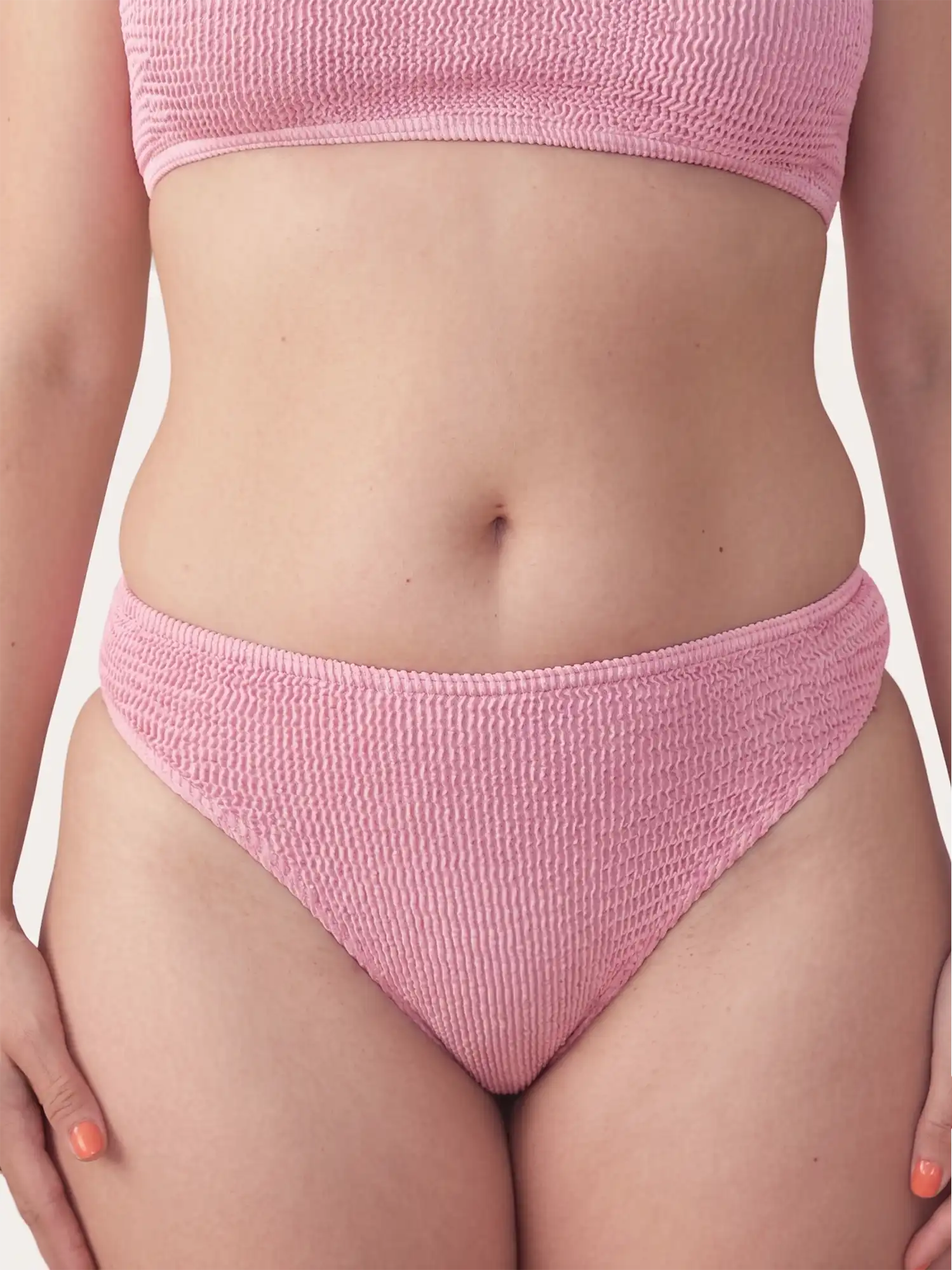 Bikini braga brasileña rosa palo Calamoon 01