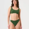 Bikini verde braga clásica Mani Palm, de Circu 01