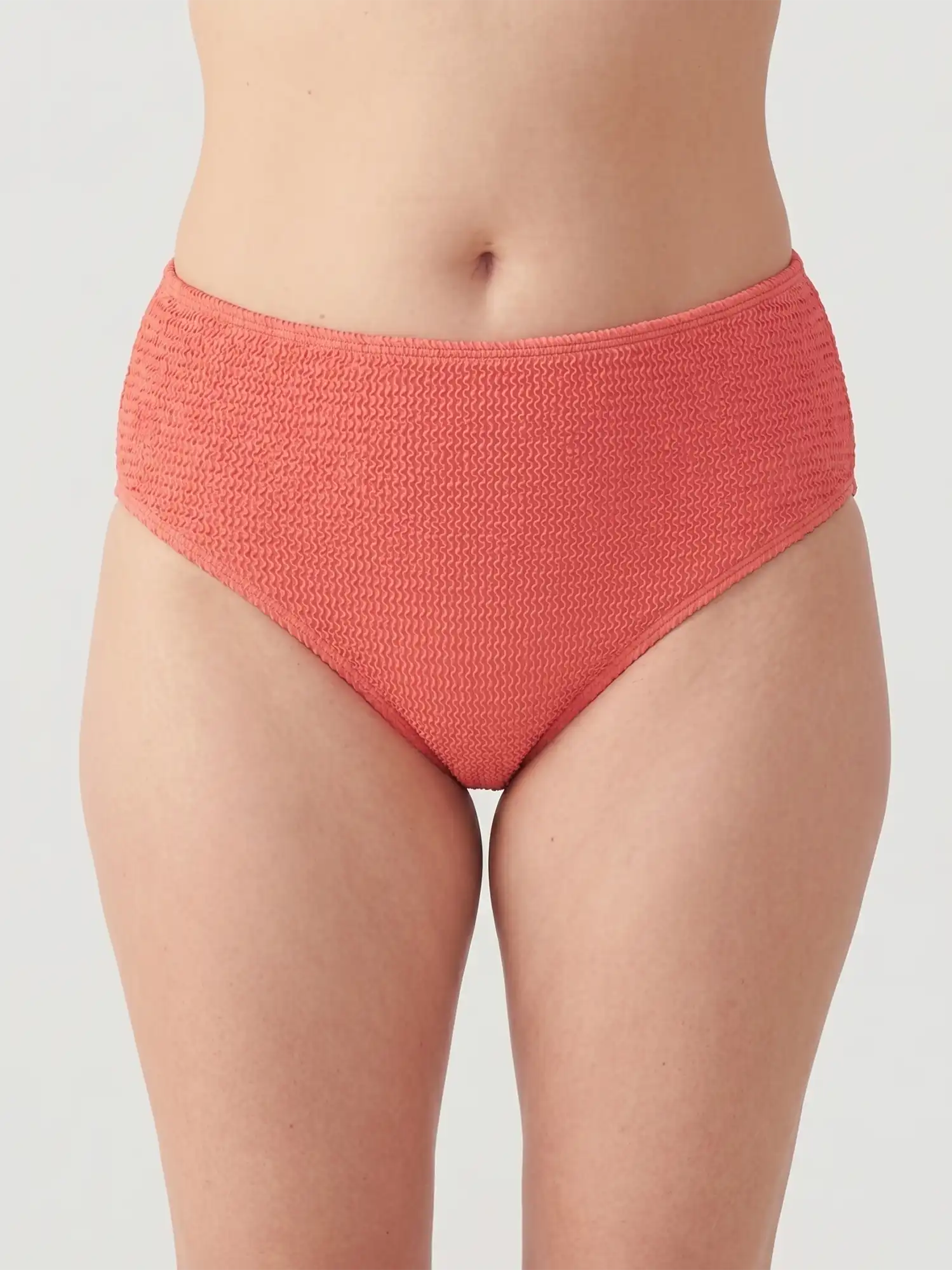 Braga alta bikini coral de Calamoon parte de abajo 01
