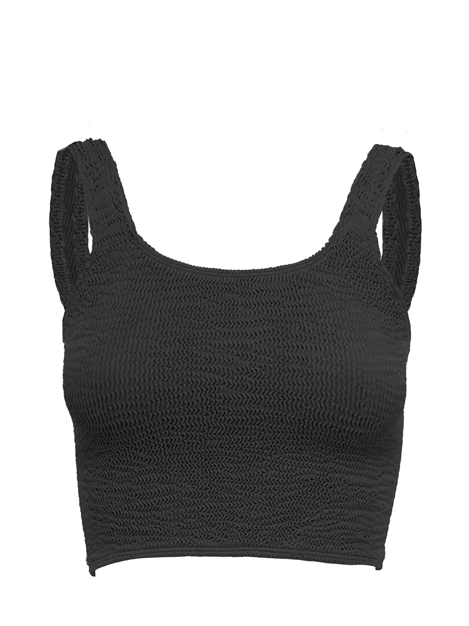 Crop top bikini negro de Calamoon 02
