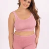 Crop top bikini rosa palo de Calamoon 01 ret