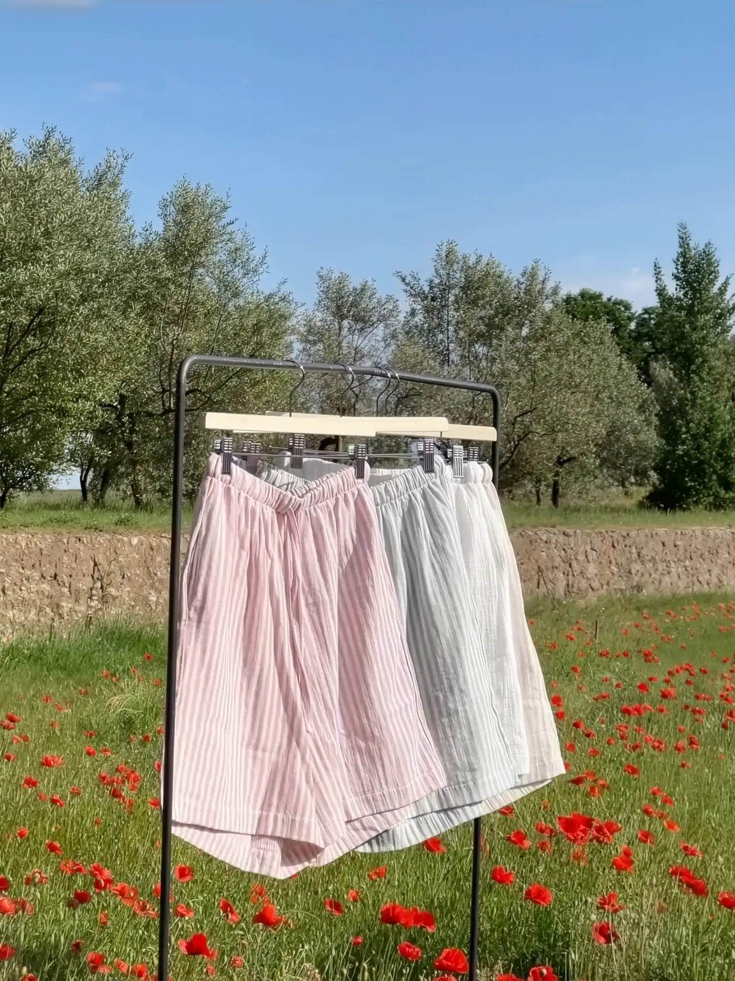 Pijama corto algodon organico pantalones de Neffelle 01