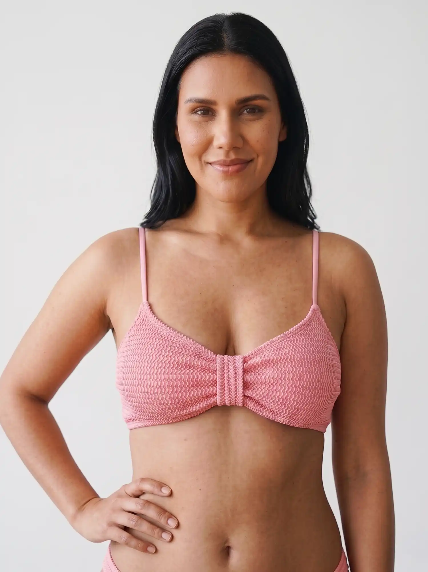 Top bikini rosa palo ona lazada de Calamoon parte de arriba 01