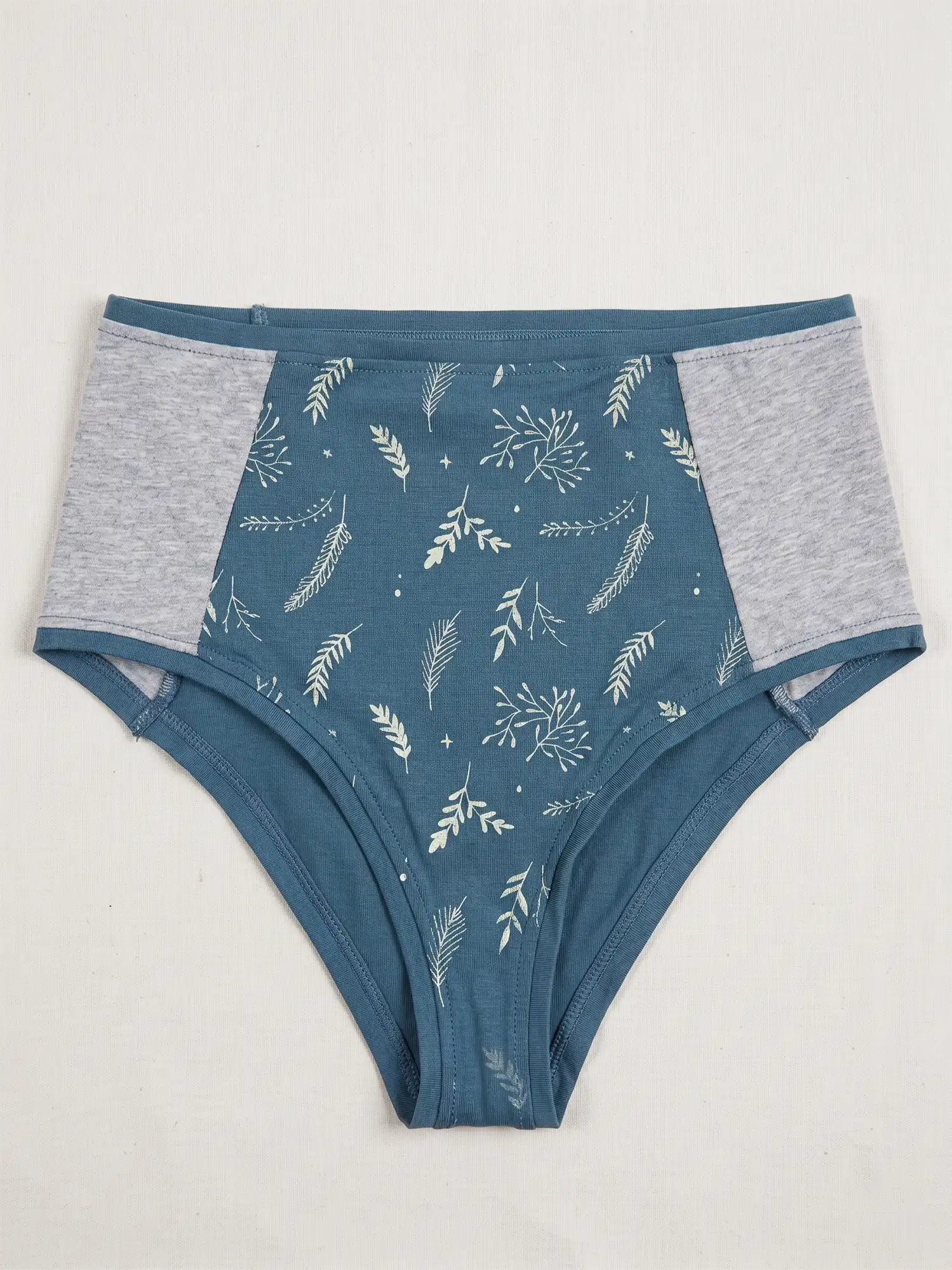 Braga alta azul gris estampada de Lilah 04