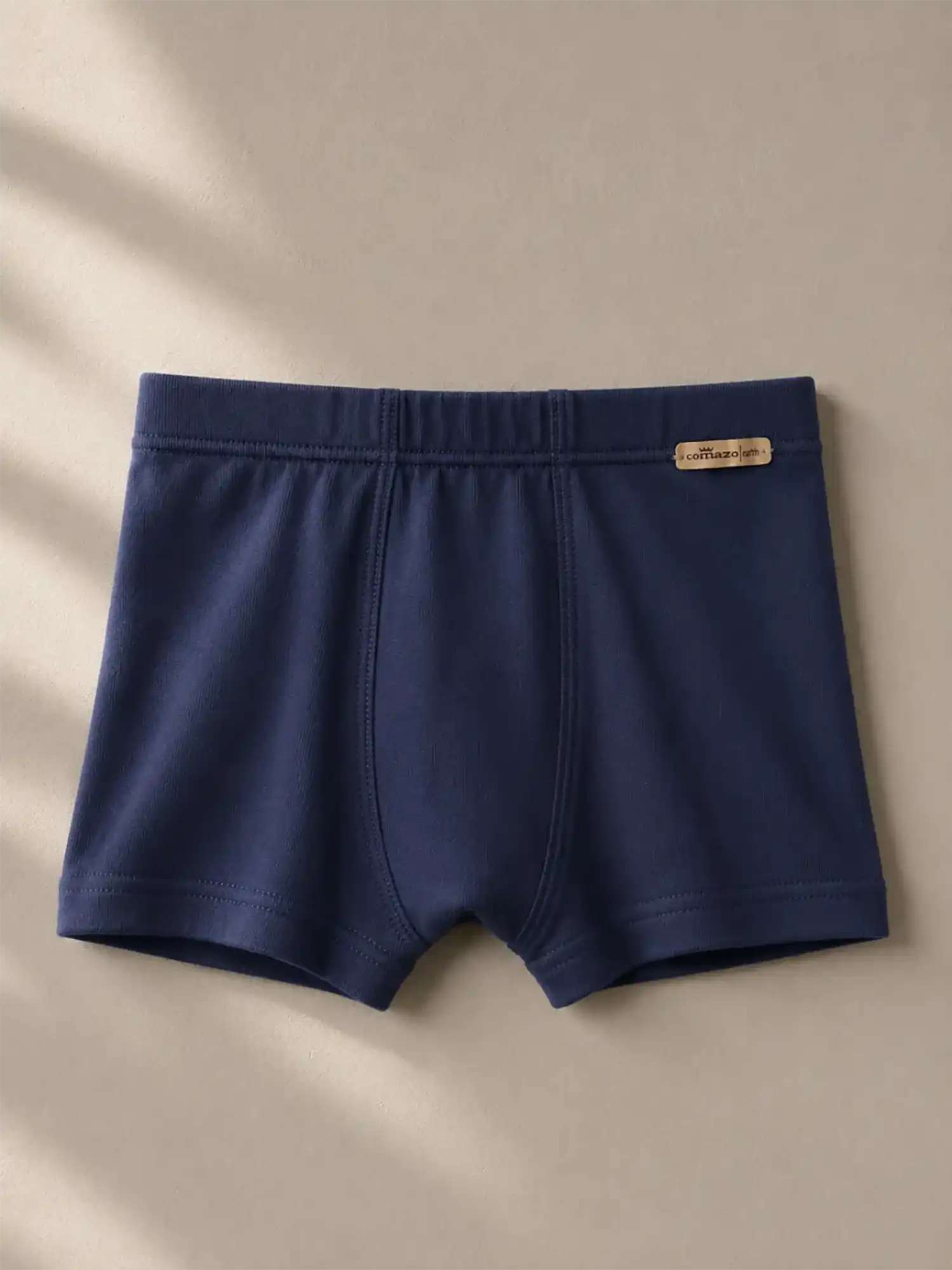 Boxer infantil 100% algodón orgánico azul marino, de Comazo Earth 01