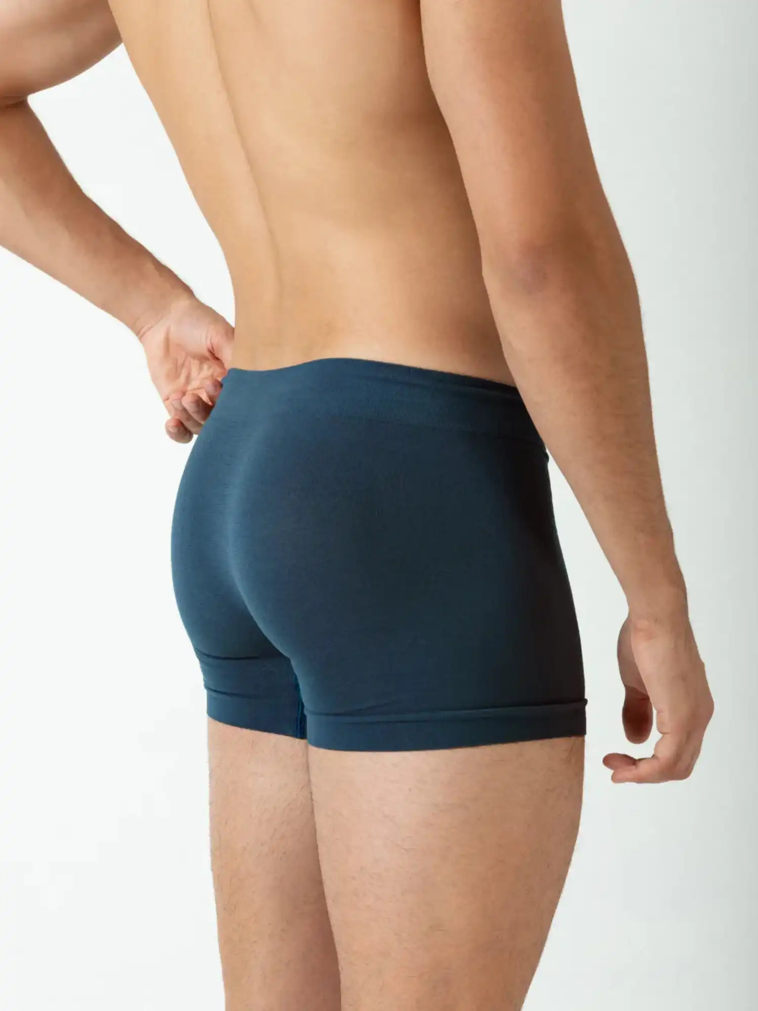 Bóxer de algodón orgánico azul teal, de Clotsy Brand 02