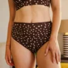 Bragas altas de algodón orgánico con estampado Bambi marrón, de We Are Jolies 01