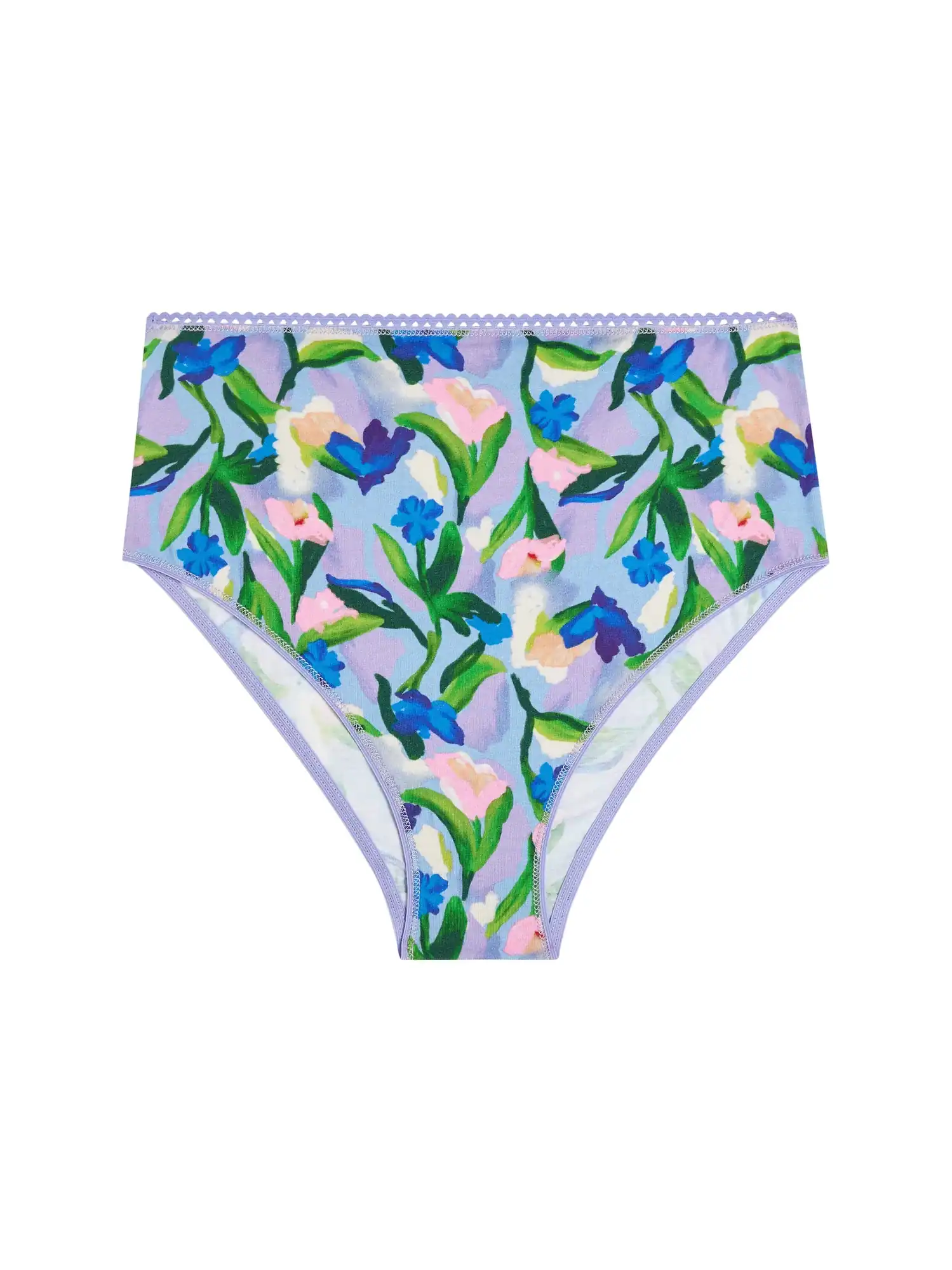 Bragas altas de algodón orgánico con estampado flores, de We Are Jolies 02