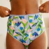 Bragas altas de algodón orgánico con estampado flores, de We Are Jolies 05