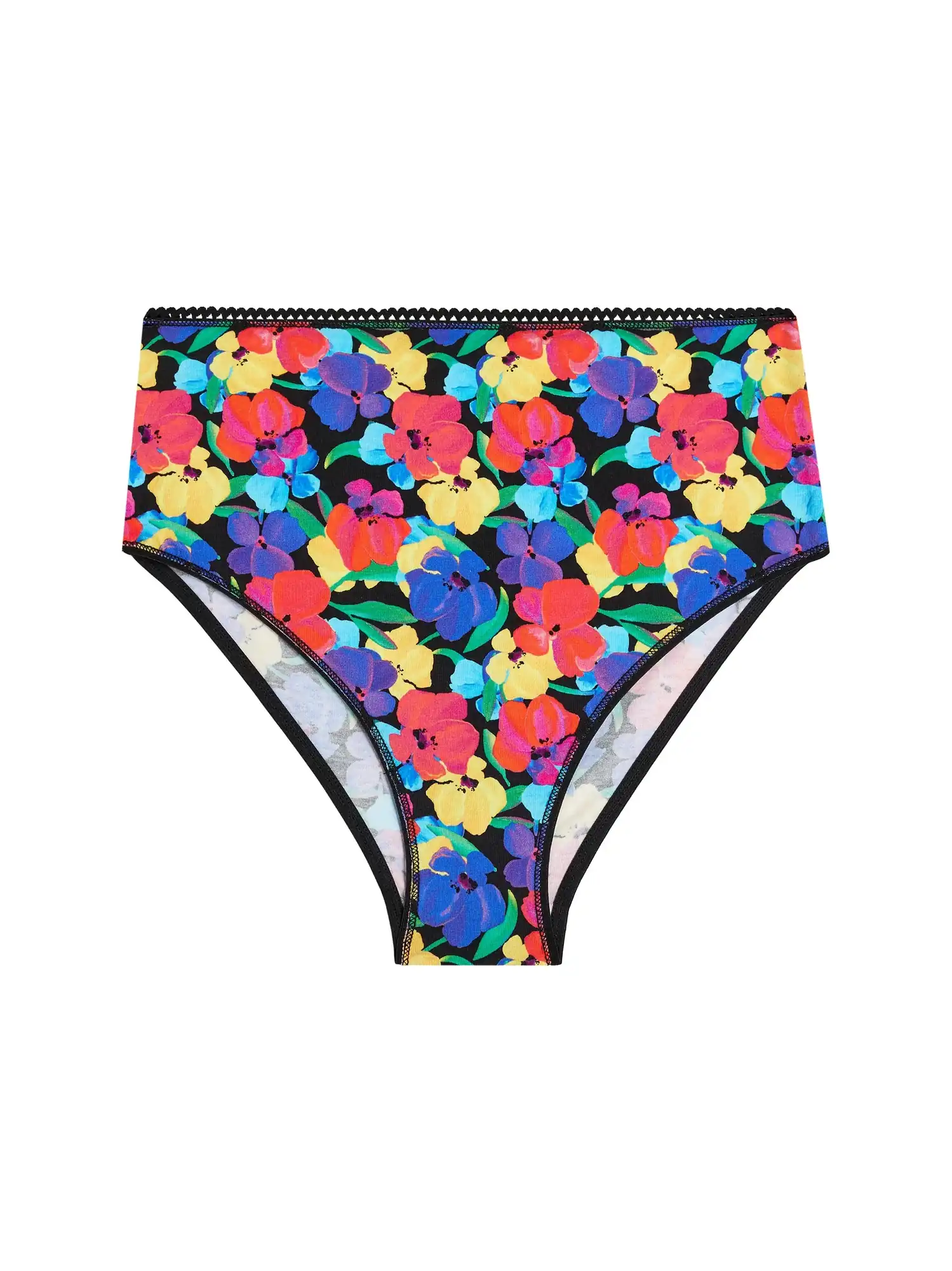 Bragas altas de algodón orgánico con estampado malva, de We Are Jolies 02