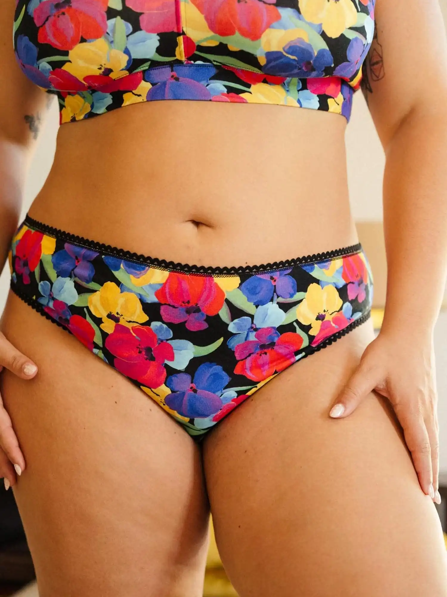 Bragas de algodón orgánico con estampado malva, de We Are Jolies 05