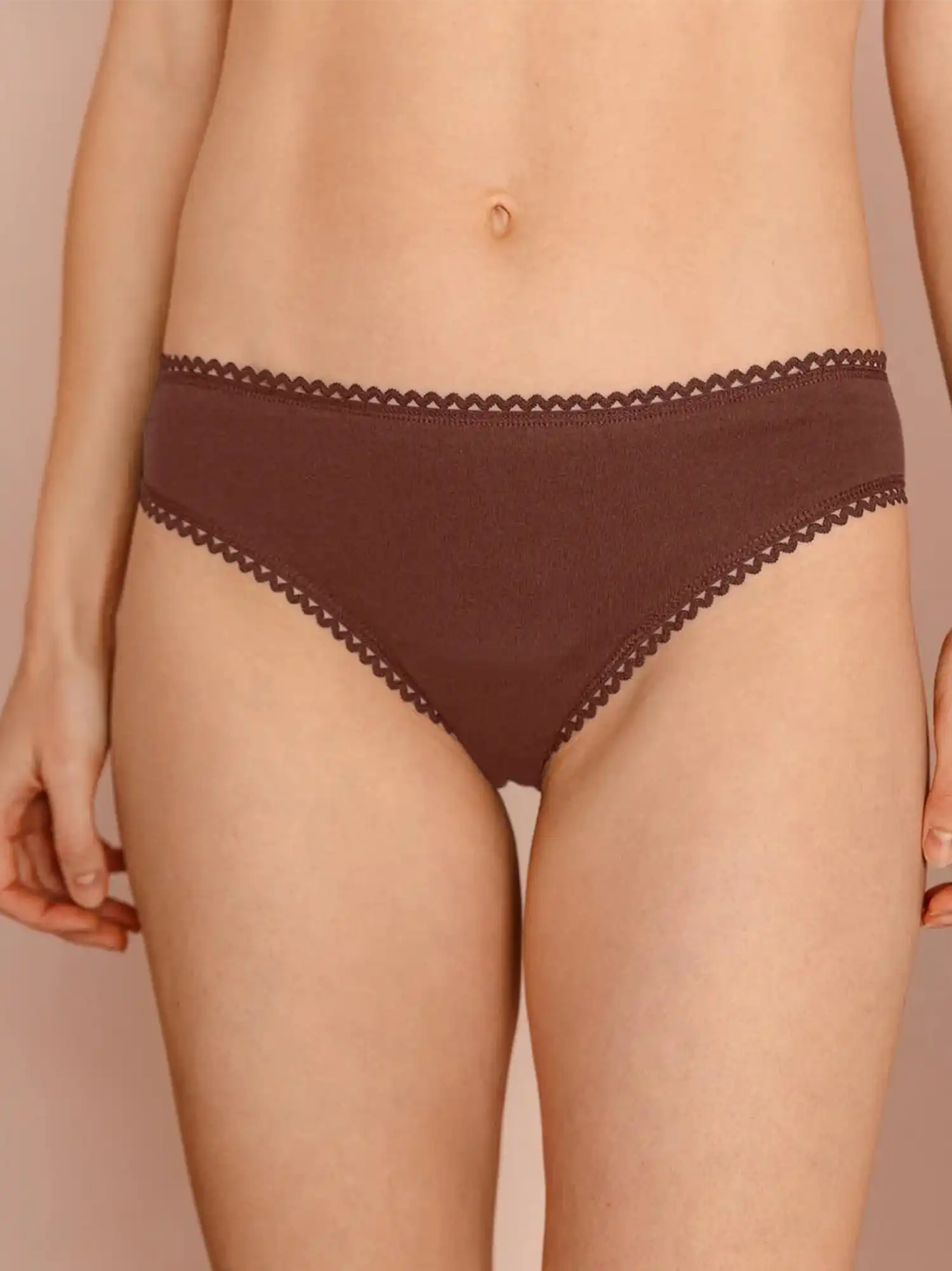 Bragas de algodón orgánico marrón chocolate, de We Are Jolies 01