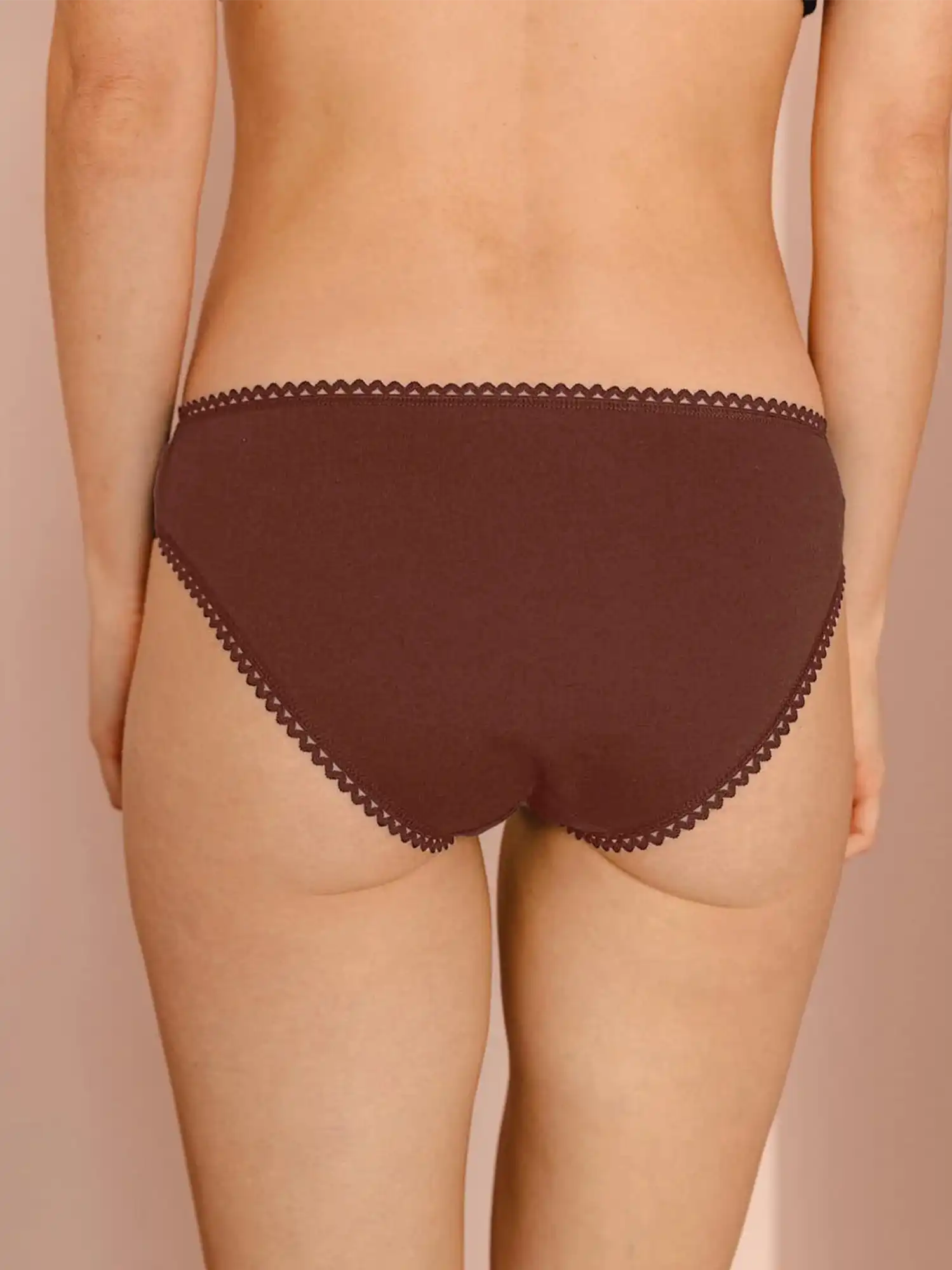 Bragas de algodón orgánico marrón chocolate, de We Are Jolies 02