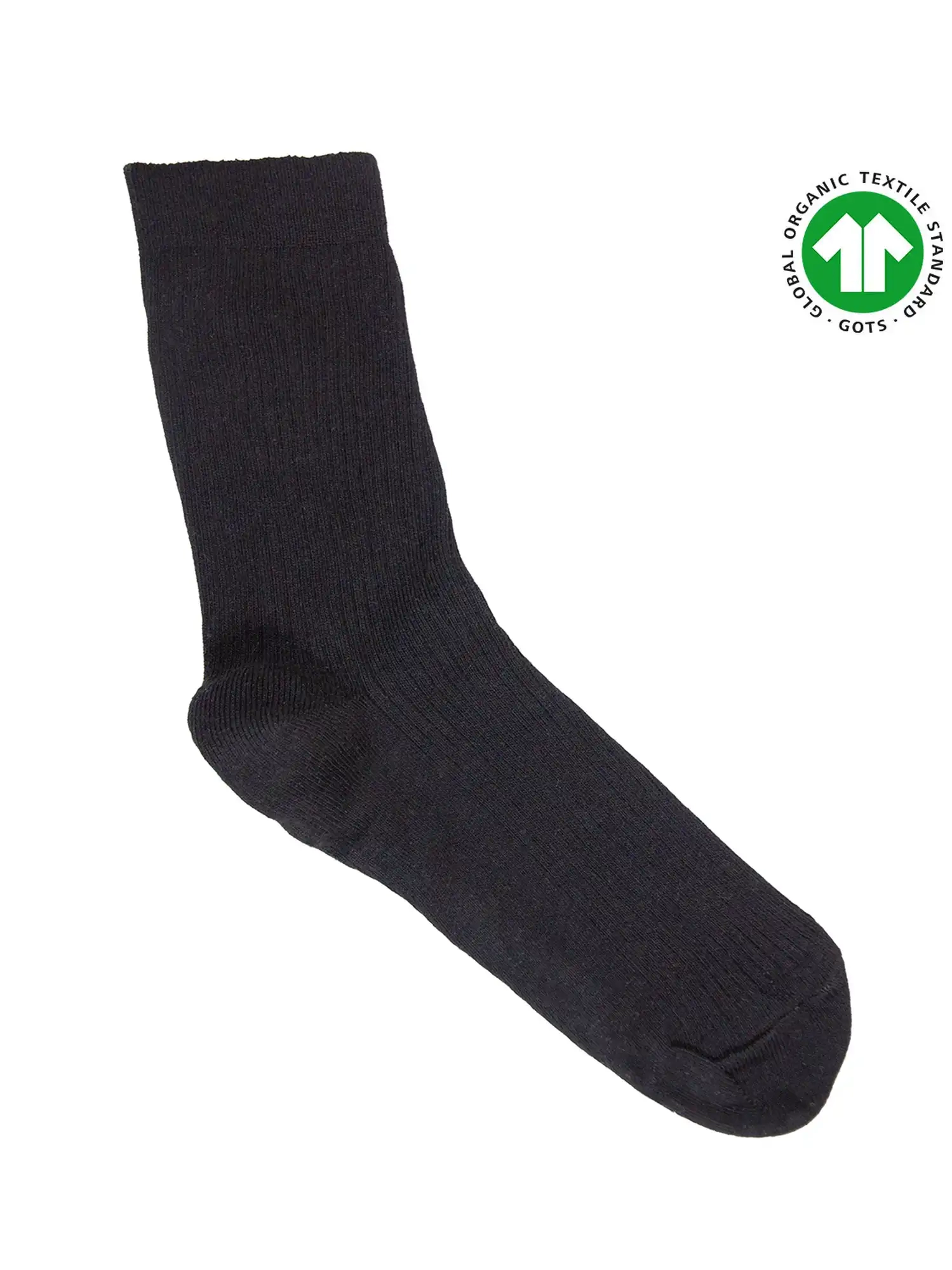 Pack 3 pares de calcetines de algodón orgánico negros, de Venga 01