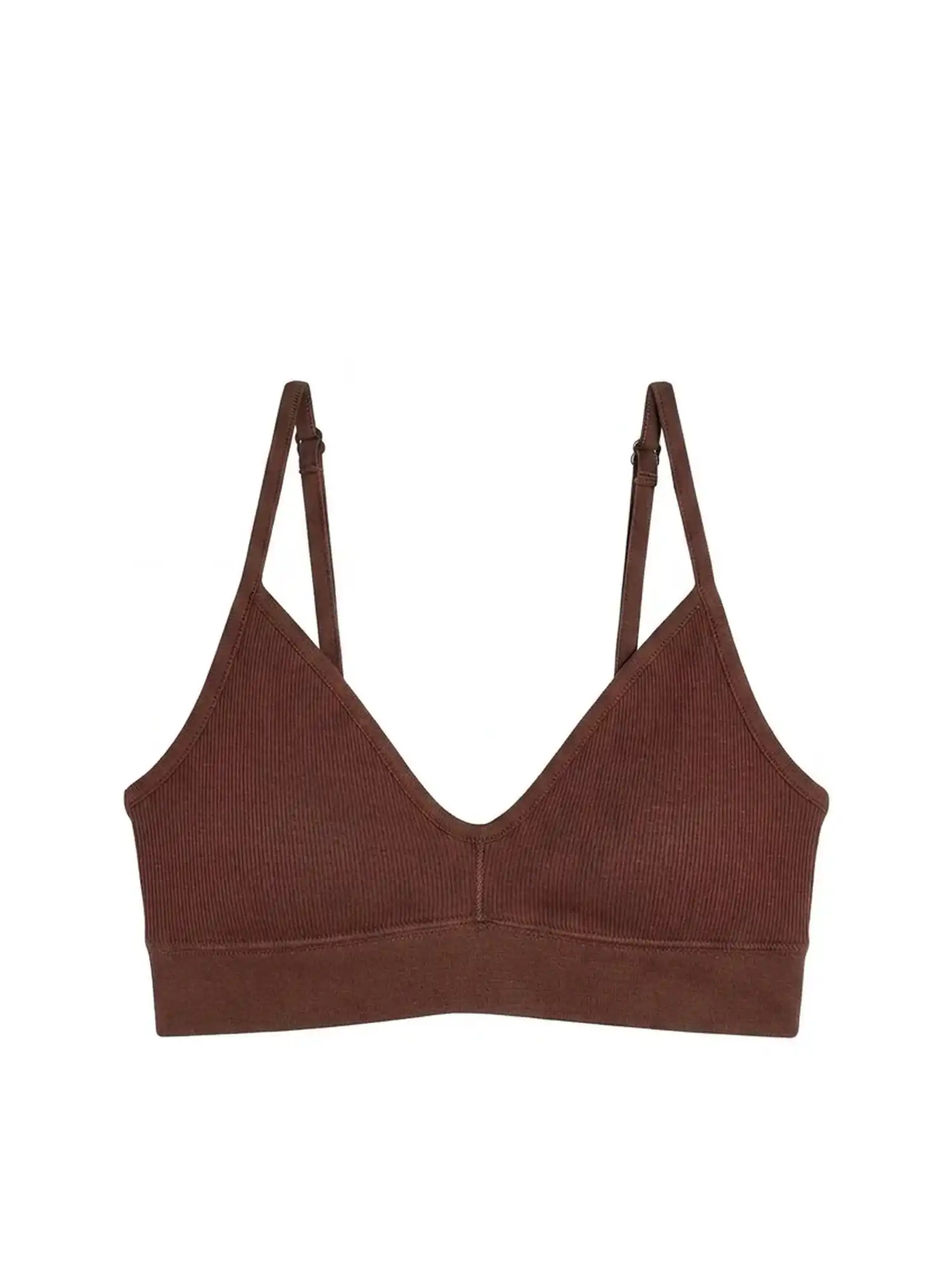 Sujetador algodón orgánico marrón chocolate, de We Are Jolies 03