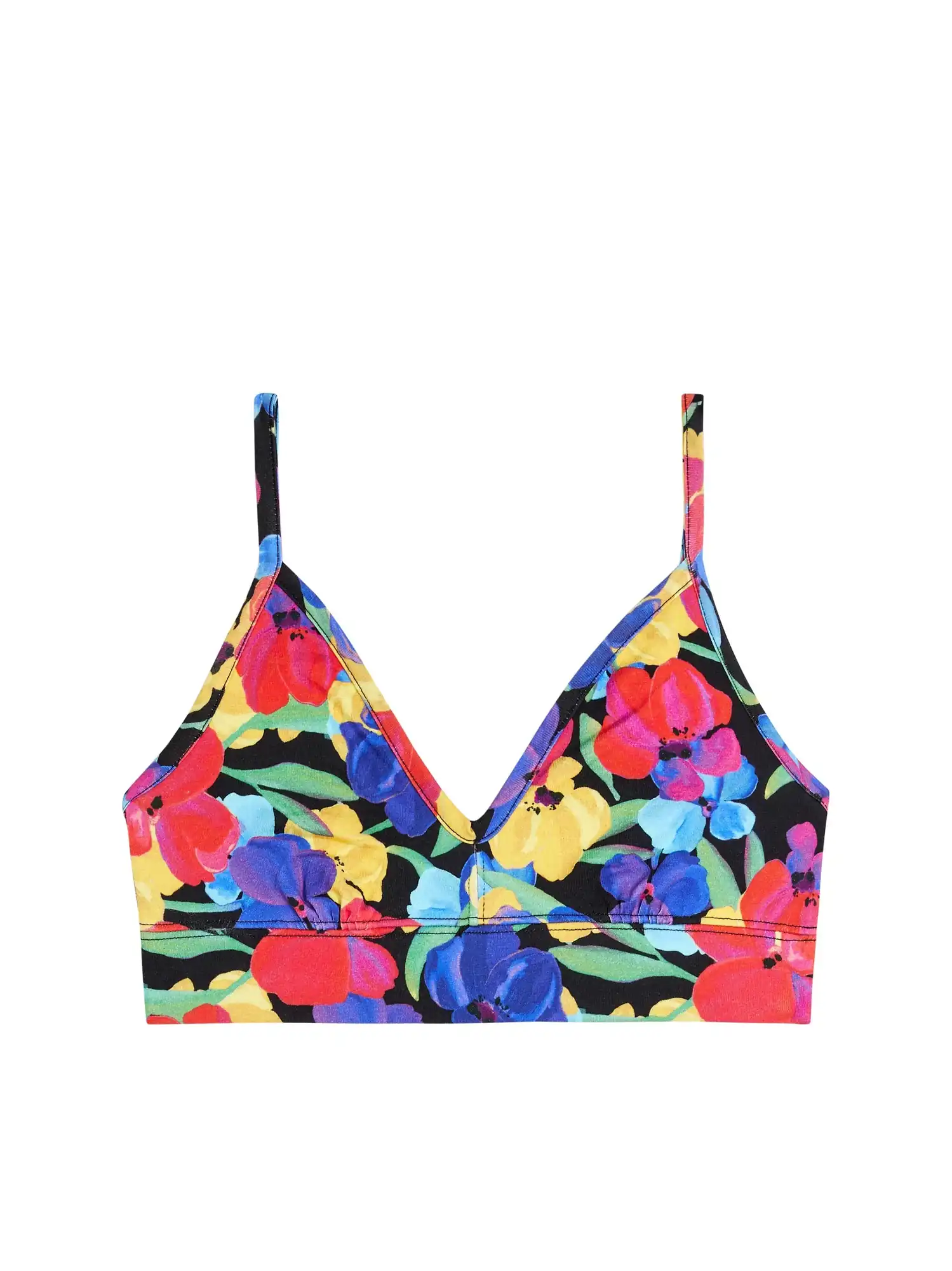 Sujetador de algodón orgánico con estampado flores, de We Are Jolies 02